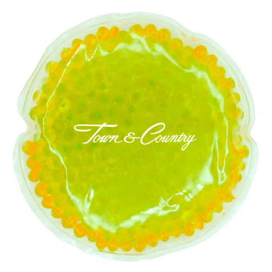 Promotional Round Heat Packs Yellow